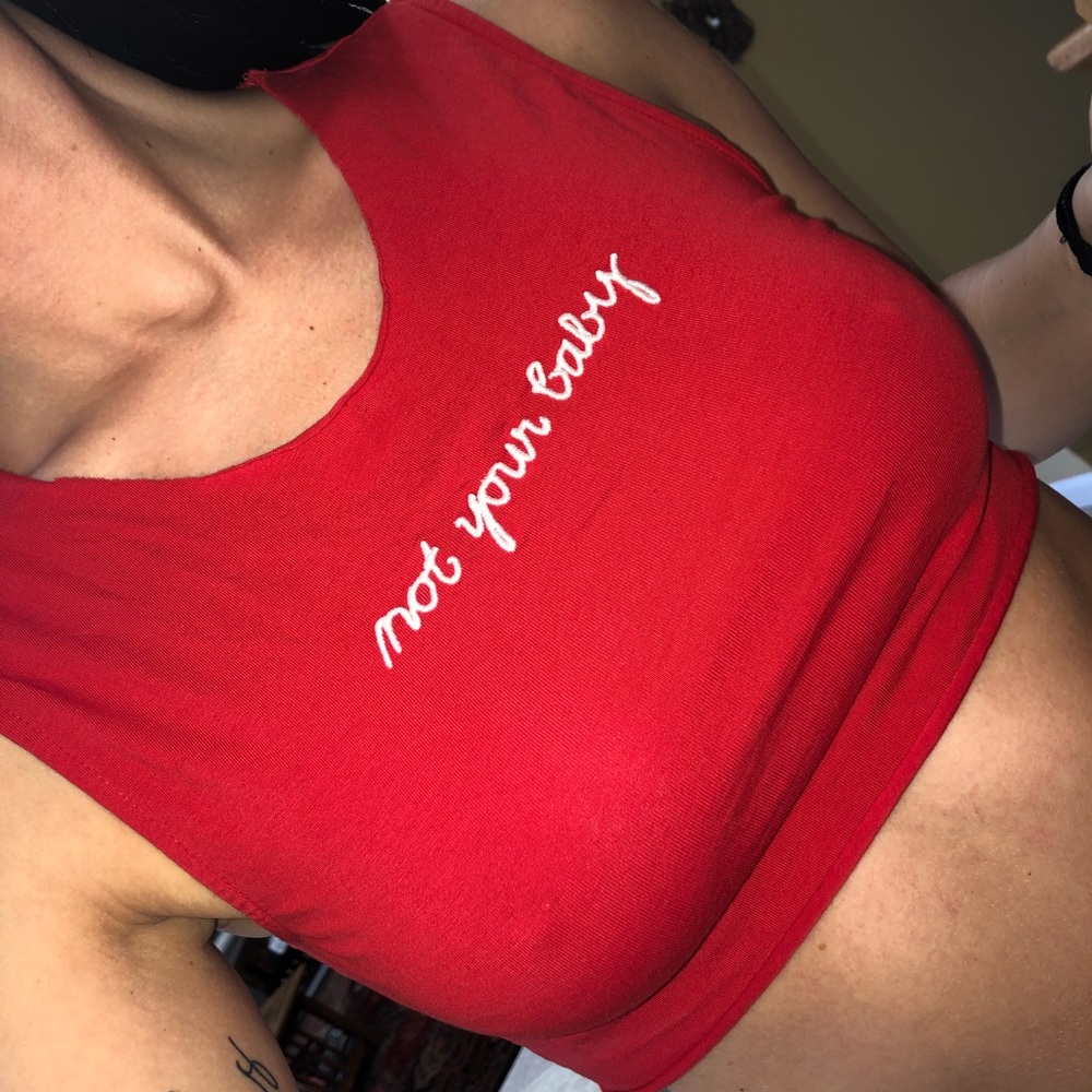 Not Your Baby Crop Top